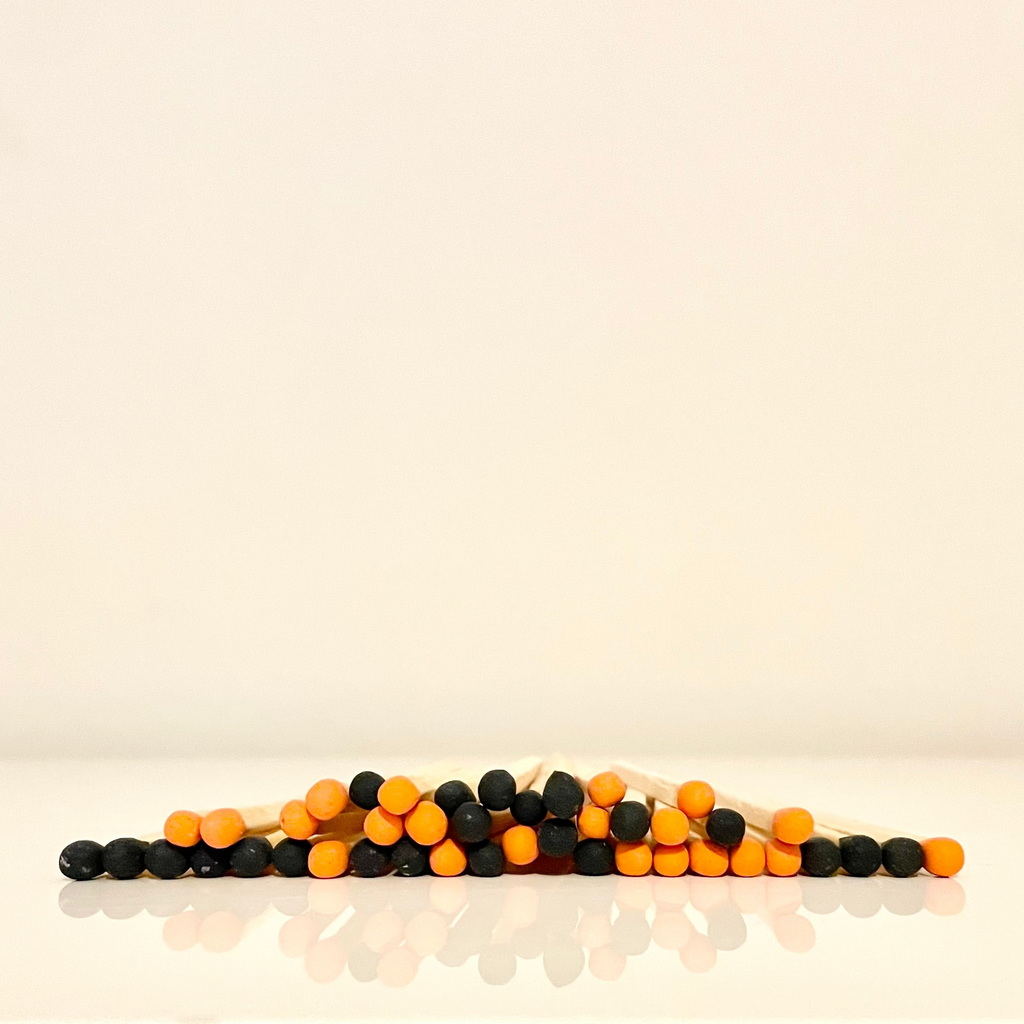 9.8 cm halloween inspired matches on white surface.